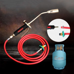 Melo home Liquefied Gas gun Welding Torch Tool with 1.2M Hose Welding Equipment Outdoor Cooking Flame Heating