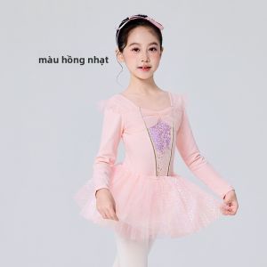 aiwuge | Đầm Luyện Tập Ballet cho Bé Gái