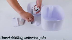 (PH Ready Stock)3L Auto Pet Water Fountain Automatic Filter for Cats/Dogs Quiet Cat Water Fountain Auto Wired Dispenser Large Capacity BPA-Free with 5-Layer Filtration System