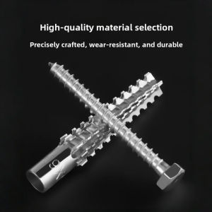 Sets Solid Metal Expansion Tube Thorny Fasteners Wall Anchors Kits Serrated Drilling Plugs Drilling