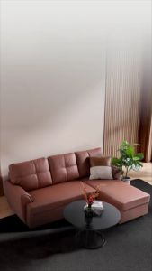 SB Design Square KONCEPT FURNITURE โซฟาเข้ามุมซ้าย รุ่น Riowa สีดำ (203x147x80 ซม.)",