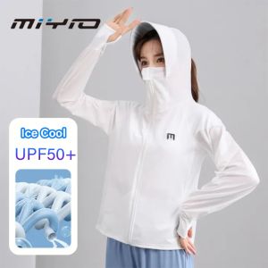 MIYIO Women Sun Protection uv protection jacket Waterproof Jacket Quick Dry Windbreaker