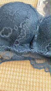 ชุดชั้นในลูกไม้เซ็กซี่สำหรับสาวอ้วนไซส์ใหญ่ เซ็ทเสื้อในกางเกงในทรงเข้ารูป ด้านข้าง ปรับระดับหน้าอกได้ เซ็ตชุดชั้นใน Pure Desire Series