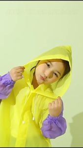 Jas Hujan Anak Model Polos Kekinian Tampil Elegan Saat Digunakan Untuk Usia 6-12 Tahun LW-80919