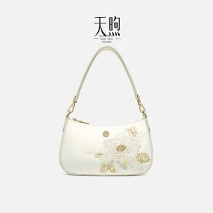 Embroidered Crossbody Shoulder Bag for Women