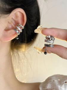 Empress Dowager Vivienne Retro Saturn Alisha Letter Ear Clip Non-Pierced Ear Bone Clip Female Fancy Earrings