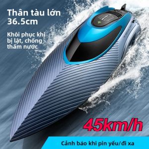 Thuyền Điều Khiển Từ Xa S3 Cỡ Lớn 2.4Ghz Tốc Độ Cao 30km/h Có Đèn LED Sẵn Sàng Chạy Đồ Chơi Thuyền Điện Tốc Độ Cao Dành Cho Trẻ Em Quà Tặng Mô Hình