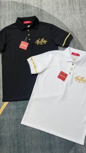 Áo thun nam cổ tròn vải cotton thoáng mát phối loang màu DSQ tay áo mẫu-ATC77SHOP