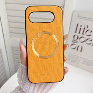 Luxury Leather Protection Phone Case for Google Pixel 6 7 8 910 Pro XL 9A 8A 7A 6A for Magsafe Magnetic Wireless Charging Cover