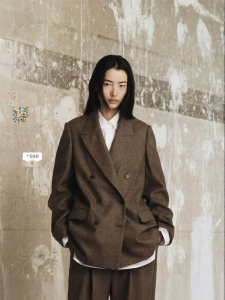 ICICLE | Winter Silky Wool Thin Notch Lapel Womens Blazer