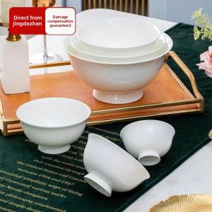 Thickened Insulation Ceramic Bowl 4.5 Inches