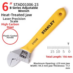 STANLEY | Multipurpose Adjustable Wrench Home Tool Adjustable