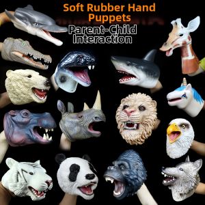 NEW CANNA | Animal Puppet Simulation Model Toy Soft Rubber