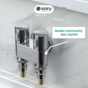 Sello Washing Tap Kran Mesin Cuci 2 Outlet SL9621