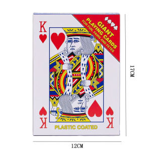 Jumbo Playing Cards 5x7 Inch Big Size Oversized Carnival Birthday Party Favors Fun Challenges Juego De Mesa Familiar Divertido