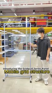 Metal Grid Frame Stand & Wire Wall Grid Panel: Mesh Iron Decor Organizer Frame