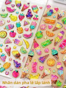 Shanle | Shiny Crystal Decorative Stickers