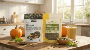 Hạt bí hữu cơ tách vỏ (Organic Pumpkin Seeds) - 200g