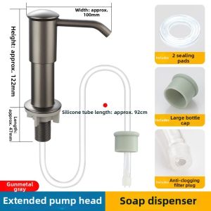 Elevated Sink Soap Dispenser Pump Kitchen Dishwashing Liquid Extractor