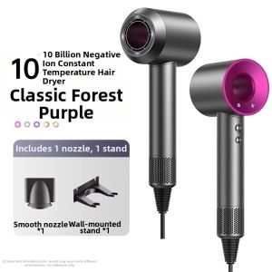 High-Speed Hair Dryer Negative Ion Home Use Quick-Drying High Power Electric Blow Dryer for All Hair Types 1600W Constant Temperature