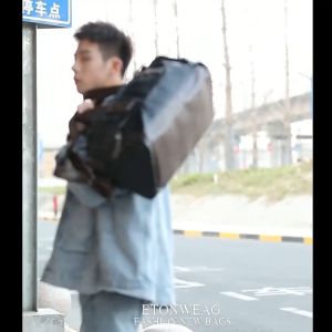 Túi trống xách tay siêu ngầu Da Pu chống nước hongkong SKU47 [CHẤT LƯỢNG]