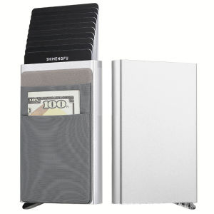 MLZH | Metal Automatic Pop-up Thin Anti-Demagnetization Anti-theft Card Holder