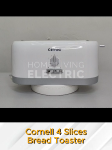 Cornell / Aiwa 4 Slice Pop-up Bread Toaster CT-S410 / AT-40G Pembakar Roti