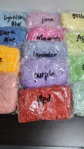 【EONMIR】100g (13 Color)Paper Cebisan Kertas Hiasan Hantaran Paper Shred Kertas Paper Filler Paper Crinkle Colorful