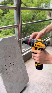 DeWalt Brushless Drill Cordless Impact Drill Electric Screw Driver Hammer Set Heavy Duty Power Tools Brushless Motor