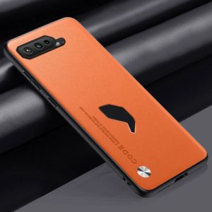 EUCAG Luxury PU Leather Case For Asus ROG Phone 5 S 5S Back Cover Shockproof Protection Phone Case For Asus ROG Phone5 S 5G