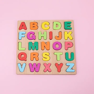 Wooden Educational Jigsaw Toys For Kid Number Letter shape Matching Jigsaw Puzzle Education