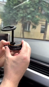 Acefast Car Mount 360 Magnetic D55 – Dashboard & Windshield Holder Suction Cup + Magnet Kuat - HP 4.7″–6.9″