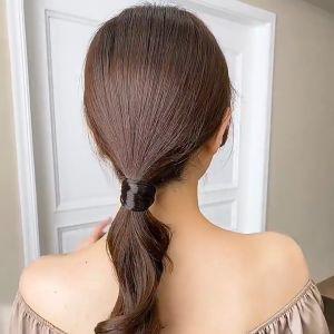 Dây cột tóc bằng tóc giả tết bím dành cho nữ PK085