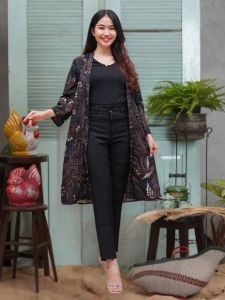 Outer bohimian Cardinga Etnik Kekinian Long Outer Premium Long