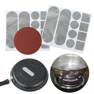 1Set Durable High Temperature Resistant Fixing Tool Performance Aluminum Foil Self-Adhesive Tape Waterproof Repair Sticker Kitchen Repair Tool