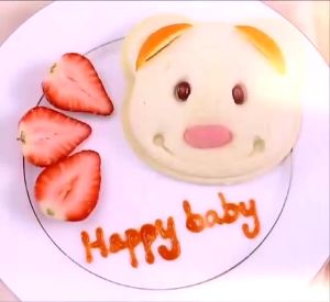 Cetakan Roti Sandwich Bentuk Kartun Beruang Kelinci Mobil Untuk Anak-Anak Bento Rice Mold