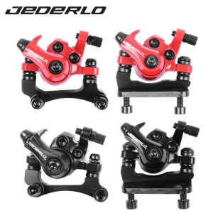 JEDERLO Bicycle Disc Caliper Aluminum All Mechanical Front/Rear Brake Disc Caliper For MTB Bike Part