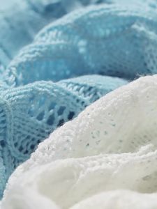 AMII | Round Neck Lace Floral Long Sleeve Knit Sweater