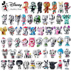 Hot Toys | Disney&Marvel Inspired Charm Beads:LotsoStitchMickey Mouse Compatible With European Bracelets DIY Jewelry Gift For Fans.