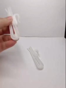 ตะขอเกี่ยวผ้าม่านจีบ แบบปรับได้ พลาสติกPP ขนาด8.5cm