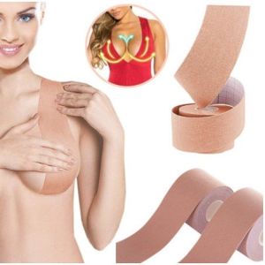 Băng Keo Dán Nâng Ngực Sử Dụng Được Nhiều Lần Miếng Dán Định Hình Ngực Chắc Chắn Chống Mồ Hôi - Rộng 2.5cm và 5cm