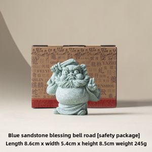 SHUANGYU | Decorative Zhong Kui Figurine for Aquarium Scenery Creative Desk Tea Play