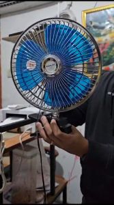 KIPAS ANGIN DC MOBIL MODEL JEPIT 6\\\" DAN 8\\\" DAYA 12V 24V VISALUX AKI