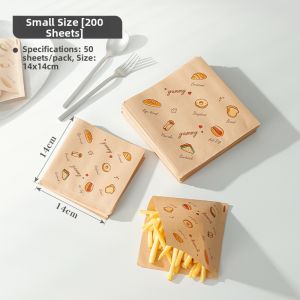 lissa | Microwavable Non-folding Greaseproof Food Packaging Paper