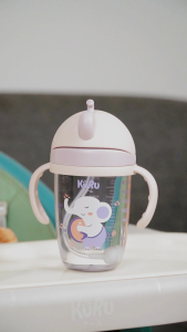 KURU Baby Tritan Water Bottle / Drinking Cup 270ml – Botol Minum Anak Anti Tumpah BPA Free
