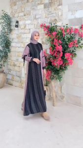 GAMIS SET SYRAII VIRAL 2024 Gamis Panjang Elegan Bahan Crinkle Berkualitas - Lazada