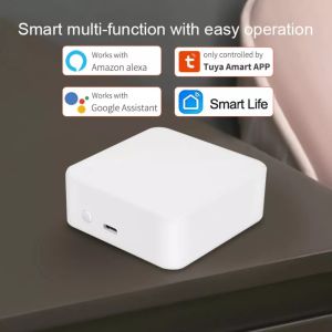 TUYA SMART WORLD Multimode ZigBee Gateway ZigBee 3.0 Bluetooth 5.0 Smart WiFi Gateway Support up to 128 Devices