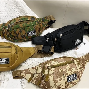 Túi Đeo Bụng Vải Thô Cho Nam Nữ Đa Năng – Phong Cách Thời Trang Tiện Lợi