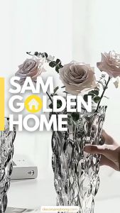 Bình Lọ Hoa trang Trí Lina Thủy Tinh Cao Cấp Decor Bàn Ăn Phòng Cách Phong Cách Tây Âu Hiện Đại Sang Trọng