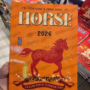 FREE TAI SUI CARD❗️❗️❗️YEAR OF THE HORSE 2026 ASTROLOGY BOOK FIRE HORSE LILLIAN TOO
